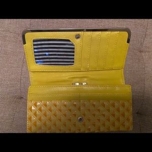 Yellow mustard Wallet from Charming Charlie’s